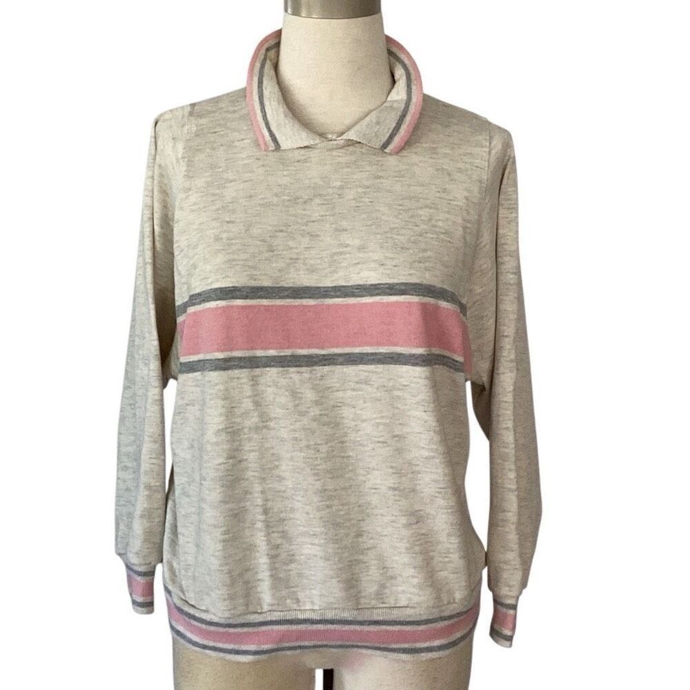 Vintage 70’s Jantzen Crewneck Sweatshirt Women’s Large Grandma Core
